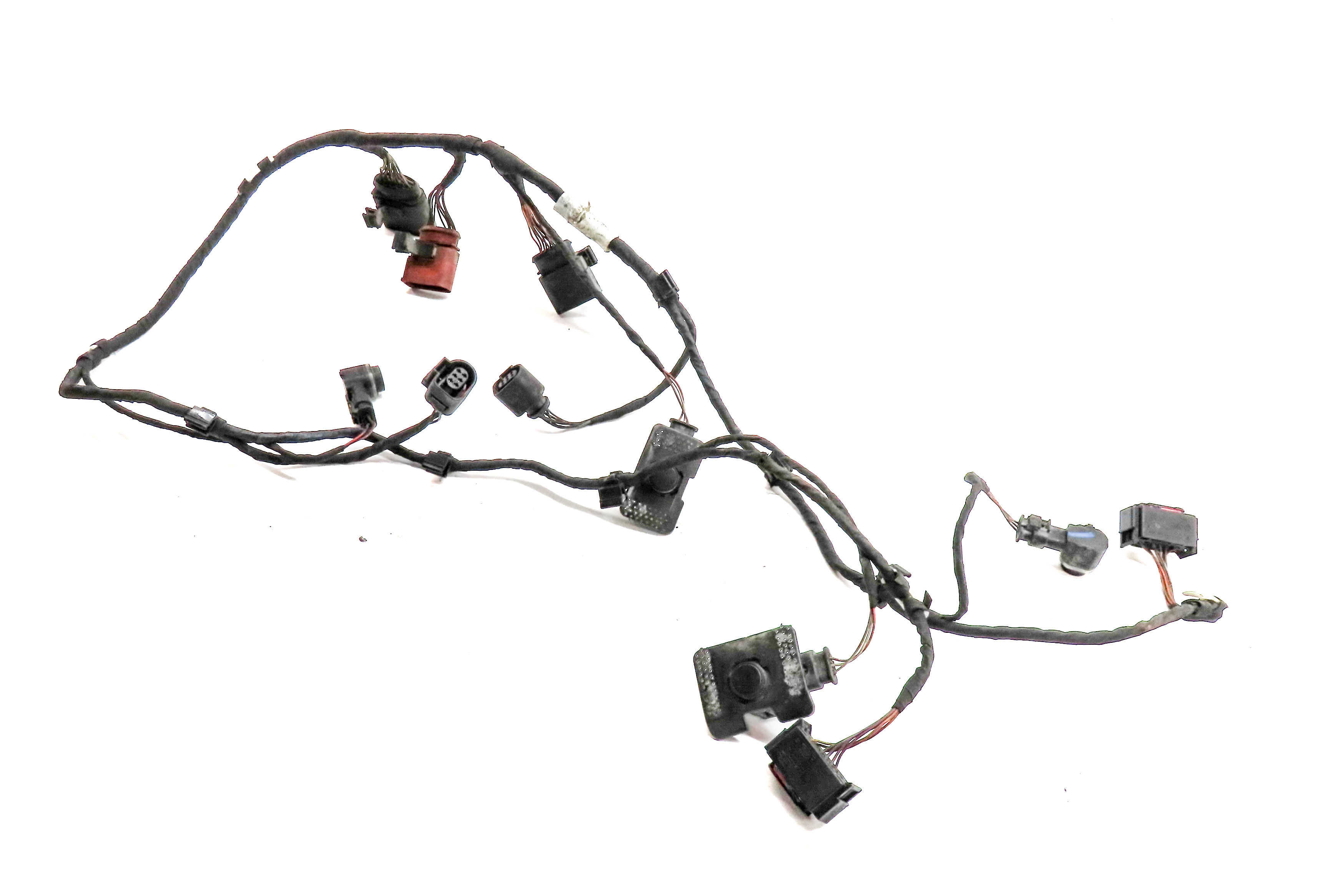 2013 AUDI Q7 (4L) REAR PARK ASSIST PDC DISTANCE CONTROL SENSOR SET/4 (Blue) — exact item pictured